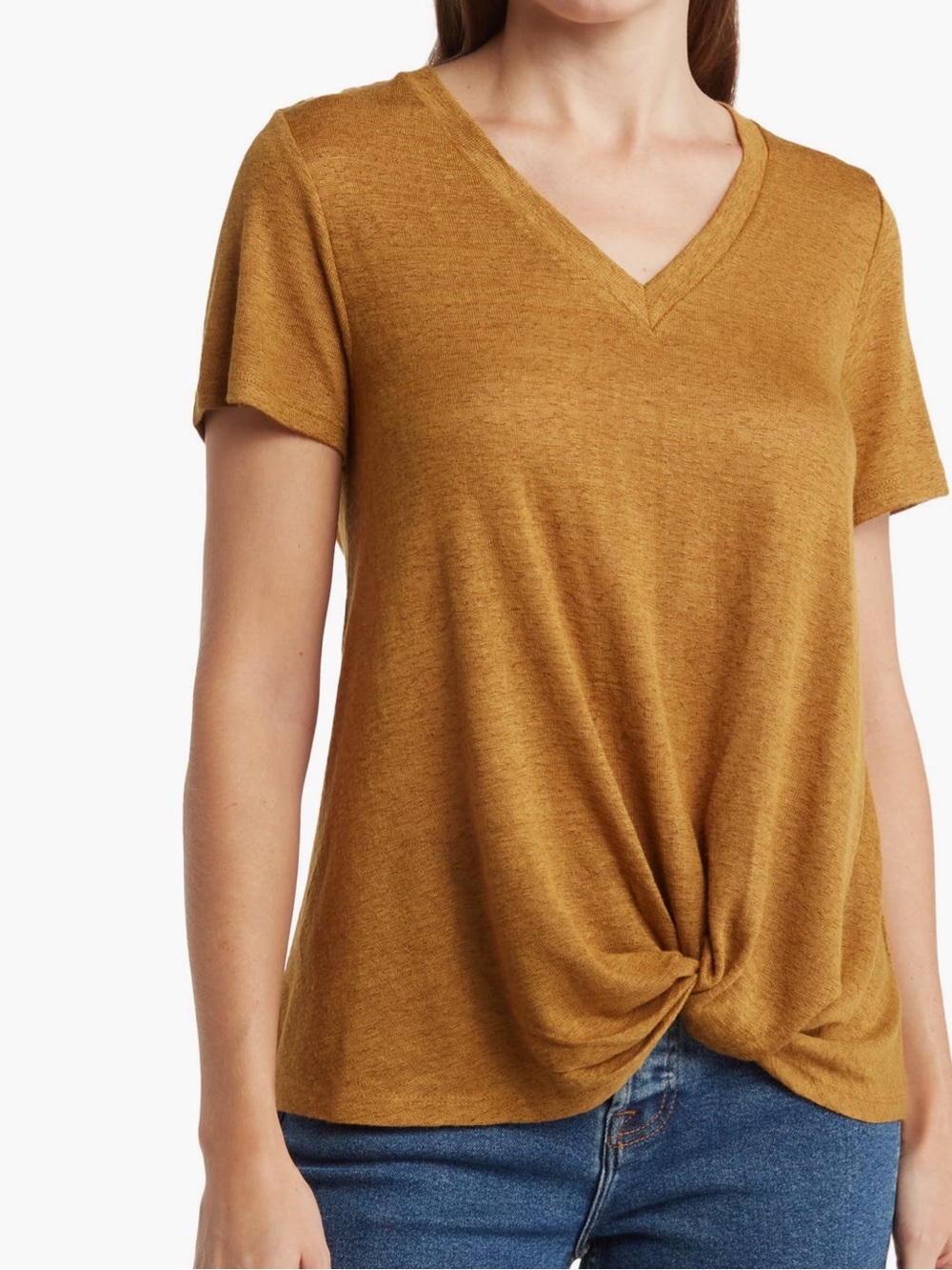 CASLON Short Sleeve V-Neck